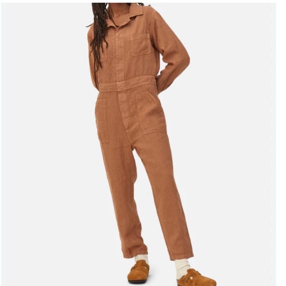 MATE the Label Brown Jumpsuit - Picture 1 of 8